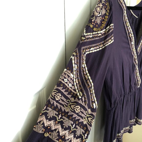 Free People Stitch Up Your Heart Beaded Tunic - Picture 7 of 12